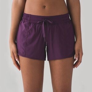 Lululemon Hotty Hot Shorts in Darkest Magenta (Purple)